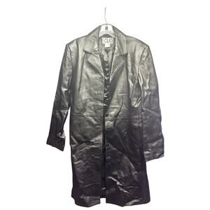 Womens long leather coat leather CLIO